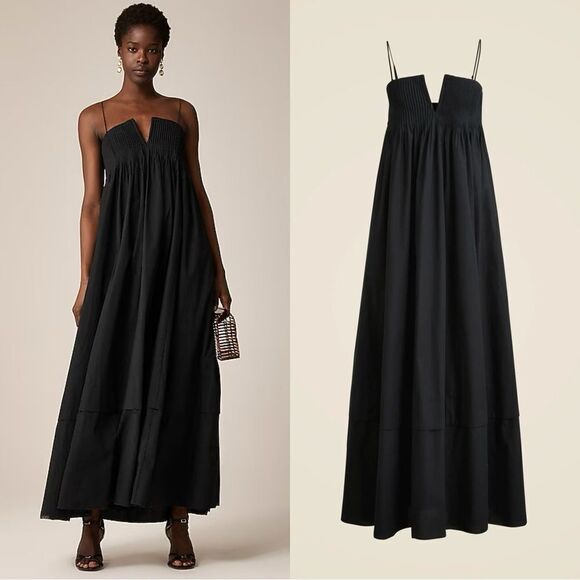 J. Crew Dresses & Skirts - NWT J CREW Collection strapless notched maxi dress in black